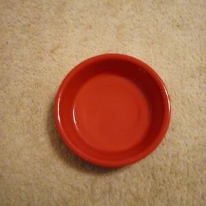 GORGEOUS VTG FIESTA 10" Red Round Bakeware Bowl.